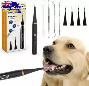 Dog Toothbrush, Electric, Plaque Remover, 5 Modes, 4 Heads, Oral Care - Picture 1 of 12