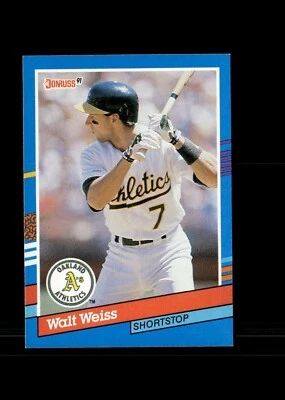 1991 Donruss - Walt Weiss #214 - Image 1 of 2