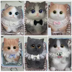 Chubby Cat Squishies Toys, Cute Cat Squeeze Toys, Soft Cat Fidget Toys S2T8 - Picture 1 of 30