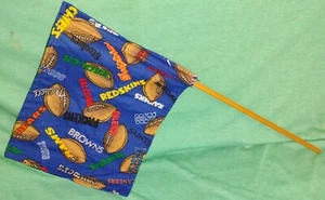 Football NFL name logo flag - handmade - Picture 1 of 1