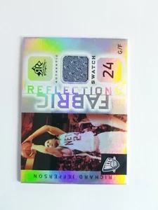 RICHARD JEFFERSON 2005-06 UD REFLECTIONS FABRIC GAME USED SHORTS NETS - Picture 1 of 3