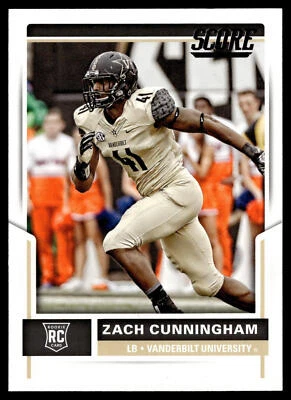 2017 Score #344 Zach Cunningham - Image 1 of 2