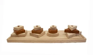 Qtoys Wooden Nature Shape Sorter Eco Fun Quality Gift Toy for Kids - Picture 1 of 3