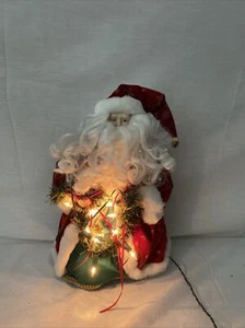 BELEUCHTETER WEIHNACHTSMANNTISCH ODER WEIHNACHTSBAUMPLATTE 15" HOCH - Bild 1 von 6