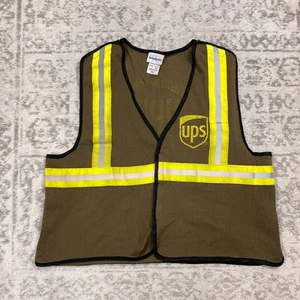 UPS Uniform Reflective Vest Seasonal Helper AUTHENTIC Size Medium/Large M/L - Picture 1 of 6