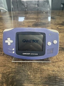 Nintendo Game Boy Advance GBA AGB-001 LILA Indigo Konsole System getestet ohne Deckel - Bild 1 von 10