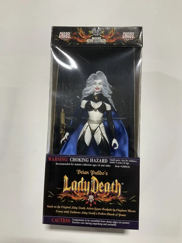Brian Pulidos Lady Death 12” Toy Figure In Box Sealed Chaos Comics More Action Cover