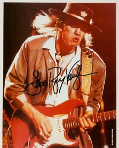 Stevie Ray Vaughn promotional photo Reproduction signature quality photo - Picture 1 of 3