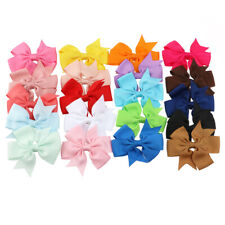 Tinksky 20 colori boutique bows ragazze bambini alligatore clip