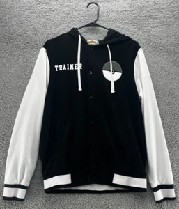 Pokémon League Champion Varsity Jacket - Trainer Snap-Up Hoodie - Men’s Size M - Bild 1 von 10