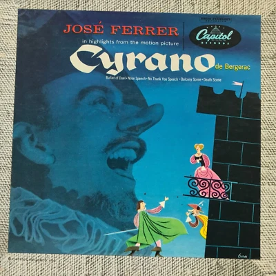 CYRANO De Bergerac Vinyl LP Soundtrack - José Ferrer - Image 1 of 4
