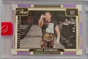 2024 WWE Panini Three Count Purple Timeless Moments Eddie Guerrero Card 8/8 - Picture 1 of 2