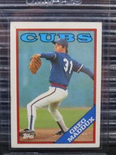 1988 Topps Greg Maddux Rookie Card RC #361 Braves