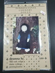 PENNSYLVANIA COUNTRY DOLL 15" SEWING PATTERN FREE SHIPPING - Picture 1 of 2