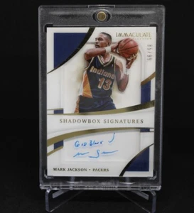 2020-21 Immaculate Collection Mark Jackson Shadowbox Signatures /99 - Picture 1 of 4
