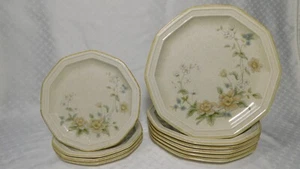 Set of Mikasa Napoli 6 Dinner Plates & 4 Salad Plates FE903, Avante - Picture 1 of 11