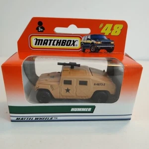 1997 MATCHBOX Mattel SUPERFAST #48 MILLITARY HUMMER NEW IN BOX - Picture 1 of 8