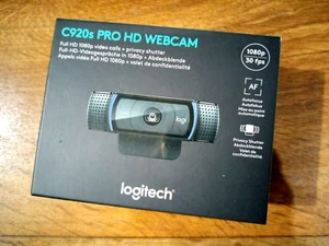Logitech C920s Pro HD Webcam Streaming Ultra rapid FULL HD Audio Stereo dual mic - Photo 1/14