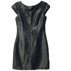 Review Size 8 Textured Penicillin Office Career Dress - Picture 1 of 12