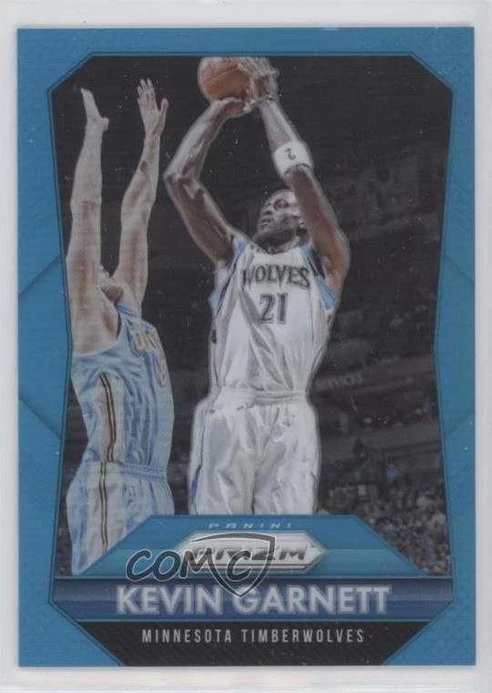 2015-16 Panini Prizm Light Blue Prizm /199 Kevin Garnett #6 HOF