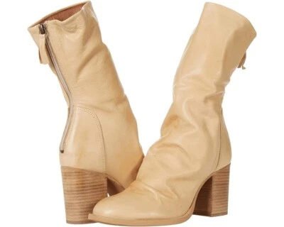 Botas Free People® para mujer 10 (EU 41) Elle tacón bloque en caña natural Foto 1 de 4