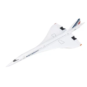 Single Plane Air France Concorde Plane Model Toy Diecast Collection 16cm - Picture 1 of 11