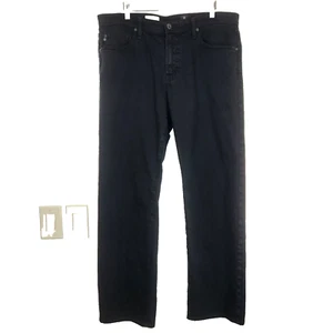 AG Adriano Goldschmied Schützling 38 schwarz gerades Bein Stretch Denim 38x32 klassisch - Bild 1 von 11