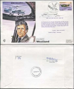 TP4c Ron Gellatly OBE. AFC. Signed by Sqn Ldr Ron Gellatly (B) - Picture 1 of 1