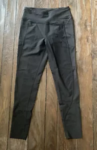 Victoria Sport Women Black Elastic Waist Activewear YogaPants Leggings M Capri - Picture 1 of 3