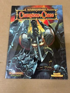 Warhammer Champions Of Chaos Book (1998) Fantasy Supplement Games Workshop - Picture 1 of 3