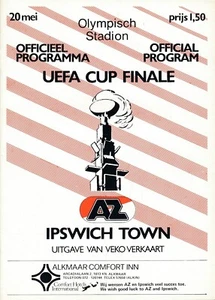 Final Copa UEFA 1981 AZ 67 Alkmaar v Ipswich Town - Imagen 1 de 1