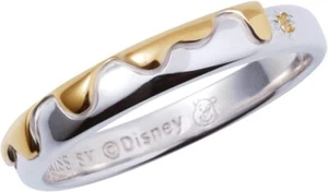 THE KISS Disney Collection Winnie the Pooh Honey Silver Ring Women No.7 USsize 4 - Picture 1 of 4