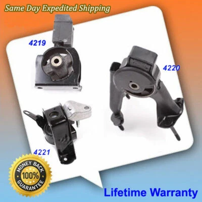 Juego de 3 piezas para Pontiac Vibe Toyota Corolla 2003-2008 montaje motor 1,8 L M233 Foto 1 de 4