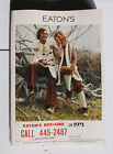 Catalogue automne + hiver Eatons 1971 Canada Catalogue annonces mode vintage