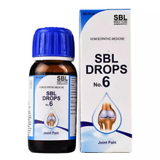 SBL Drops No 6 Joint Pain (30ml) Free Shipping World Wide