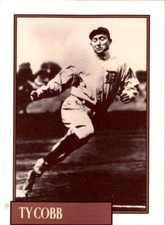 1991 Homers Classics Cobb Estate Ty Cobb #4 Card light crease