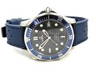 SUPERB BLUE RUBBER SILICONE WATCH STRAP FOR OMEGA SEAMASTER PLANET OCEAN 20mm