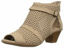 easy street peep toe booties