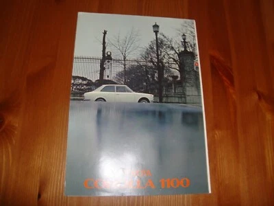 Toyota Corolla 1100 1971 Car Sales Brochure. Good condition - Image 1 of 4