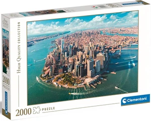 NEW Clementoni Jigsaw Puzzle 2000 Pieces 32080 Lower Manhattan, New York HQC - Foto 1 di 3