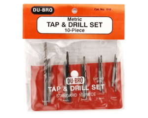 DUBRO Products 510 DUB510 10 Piece Metric RC Tap & Drill Assorted Metric Set - Picture 1 of 4