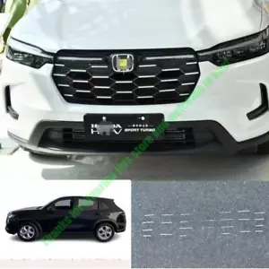 24x For Honda HR-V 23-25 Steel Chrome Front Center Mesh Grille Grill Strip Trim - Imagen 1 de 6