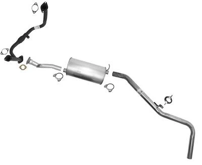 Fits 2000-2002 Nissan XTerra Resonator Muffler Pipe Exhaust System Kit - Image 1 of 4