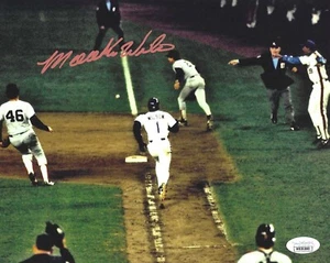 Mookie Wilson Autographed 8x10 Photo| 1986 World Series Game 6 | Mets COA Signed - Picture 1 of 3