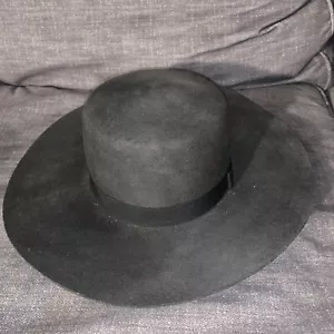 YESTADT MILLINERY Wollhut mit breiter Krempe - schwarz Einheitsgröße - Bild 1 von 4