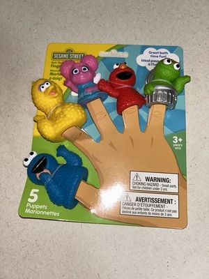 Títeres de dedo Sesame Street Bath Time nuevos Foto 1 de 2