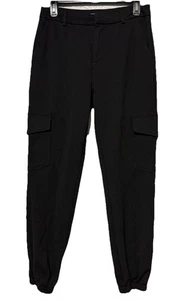 STELLA LUCE Women Boyfriend Cargo Jogger Sweatpants M Black Stretch Rayon Blend - Bild 1 von 11