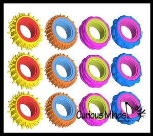 BULK - 12 Spin Ring - weicher Silikon Fidget Spinner Ring - Fidget Spinning Juwelr - Bild 1 von 4