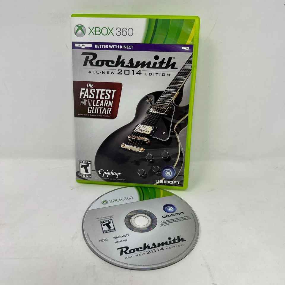 Rocksmith Edición 2014 (Microsoft Xbox 360, 2013) Probado y Funcionando Foto 1 de 1