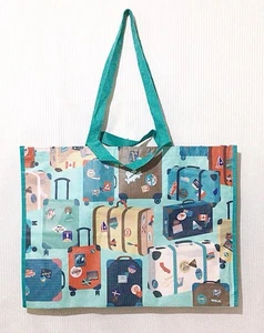 Jumbo Reusable Laundry Bag No Zip Strong Shopping Storage Beach Toys Travel XL - Picture 1 of 10